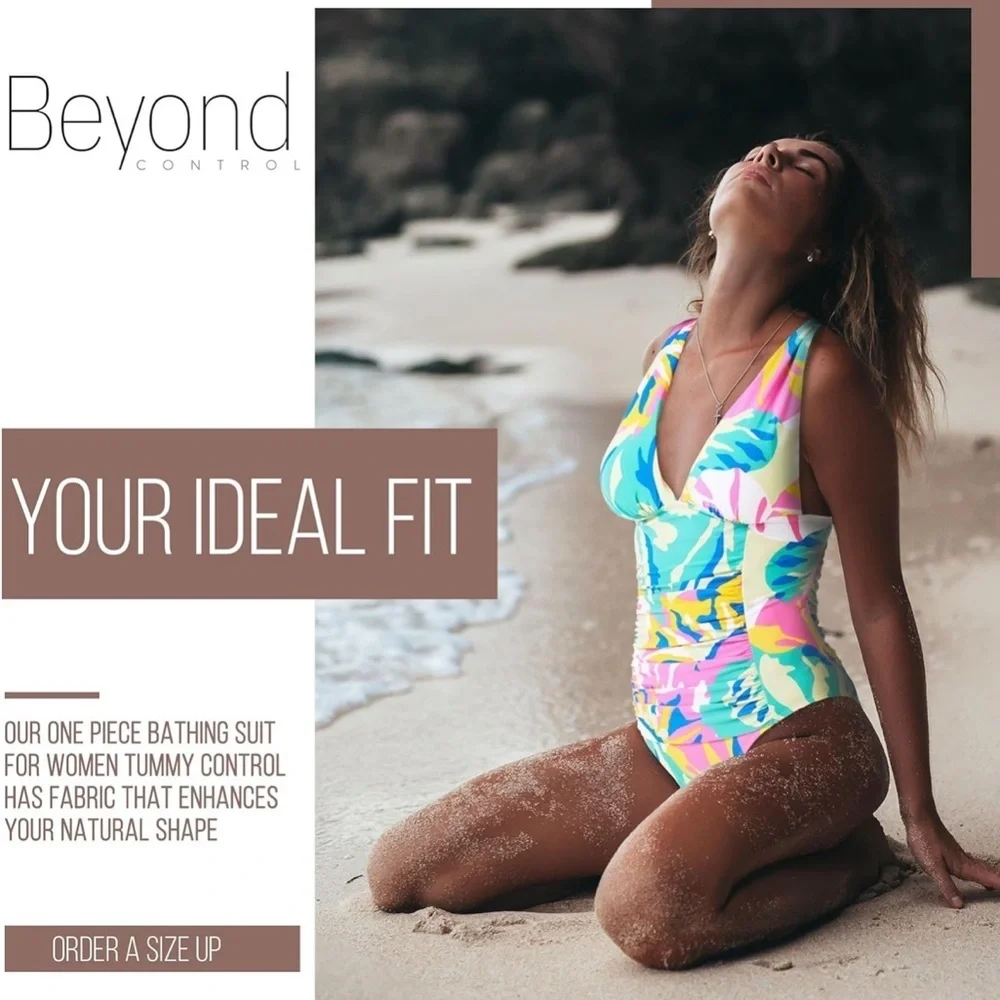 Beyond Control One Piece Swimsuit, Bathing Suit for Women with Tummy Control